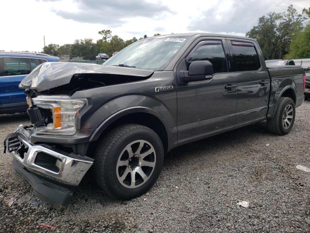 FORD F150 SUPER 2018 gray  gas 1FTEW1CP2JFC60725 photo #1