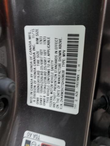 2016 HONDA CR-V EXL 2HKRM3H77GH508638  73335144