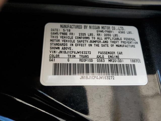2018 NISSAN ROGUE SPT JN1BJ1CP4JW163272