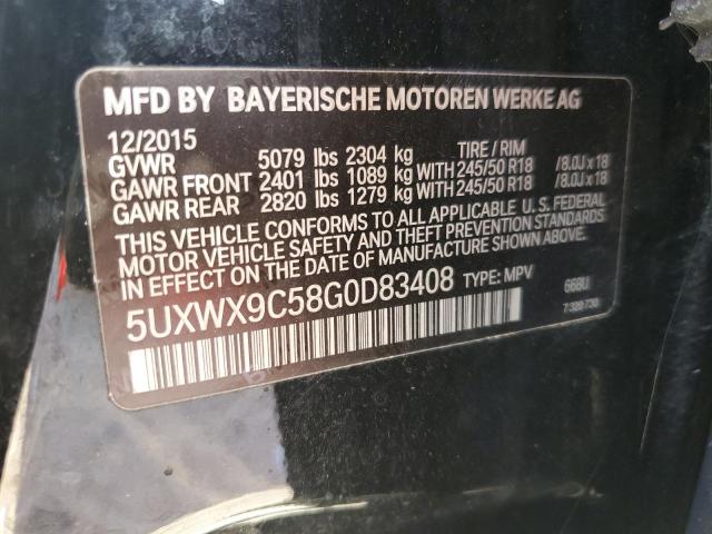 VIN 5UXWX9C58G0D83408 2016 BMW X3, Xdrive28I no.13