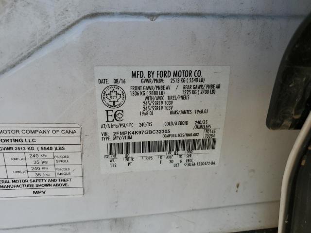 2016 FORD EDGE TITAN - 2FMPK4K97GBC32305