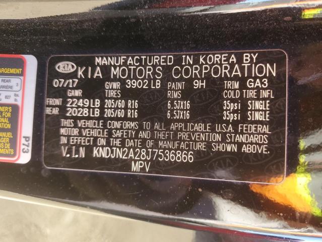 2018 KIA SOUL - KNDJN2A28J7536866