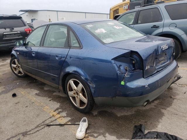 AUDI A4 1.8T 2004 blue  gas WAUJC68E04A021300 photo #3