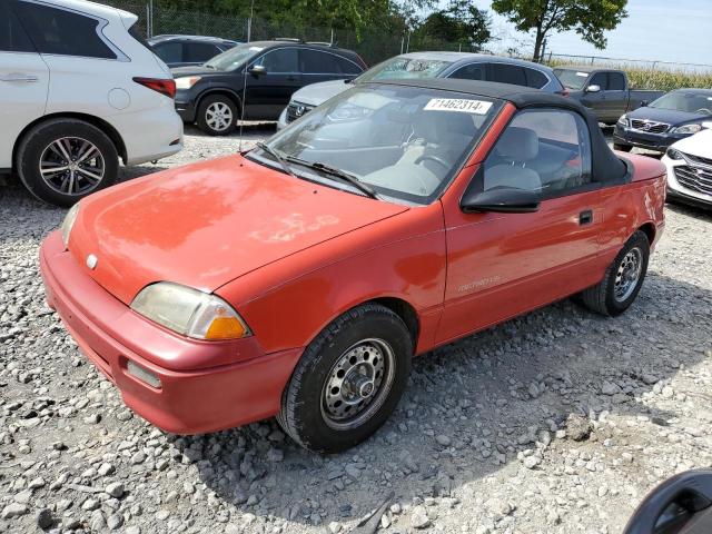 GEO METRO LSI 1992 red  gas JG1MR3364NK207939 photo #1