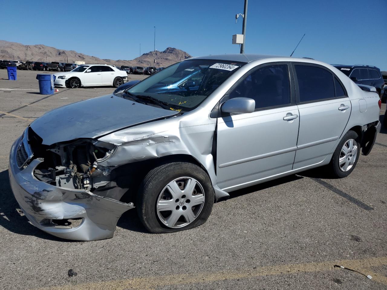 TOYOTA COROLLA CE 2005 silver  gas 1NXBR32E25Z351626 photo #1