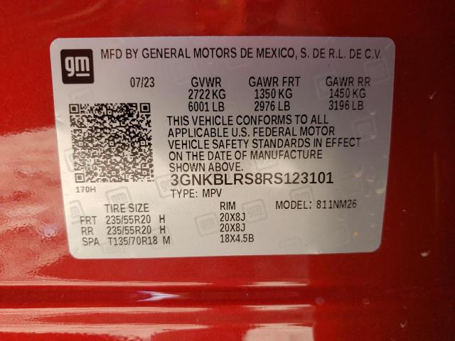 2024 CHEVROLET BLAZER PRE - 3GNKBLRS8RS123101