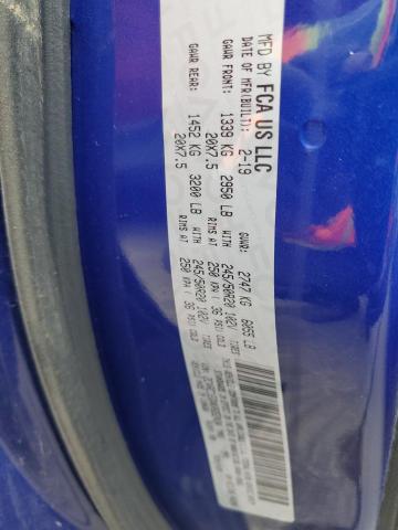 2019 CHRYSLER PACIFICA T - 2C4RC1EGXKR652434