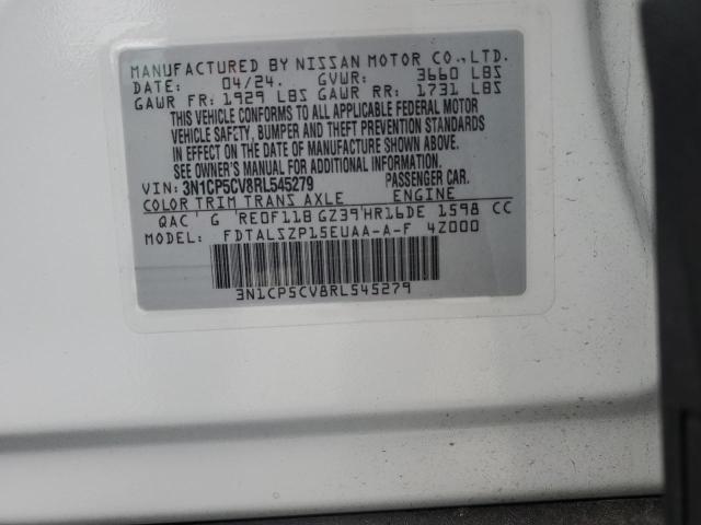 2024 NISSAN KICKS SV - 3N1CP5CV8RL545279