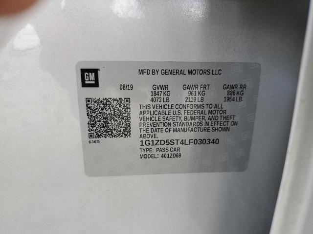 2020 CHEVROLET MALIBU LT - 1G1ZD5ST4LF030340