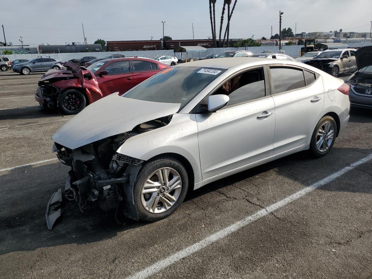 Lot #3025738310 2020 HYUNDAI ELANTRA SE