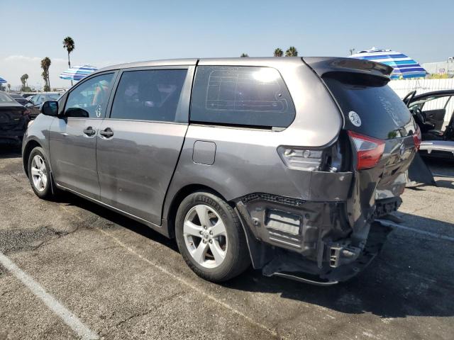 TOYOTA SIENNA 2017 gray  gas 5TDZZ3DC6HS855152 photo #3