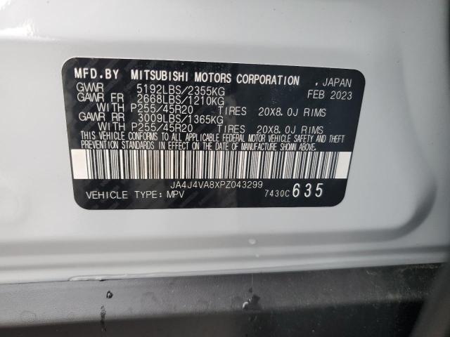 2023 MITSUBISHI OUTLANDER - JA4J4VA8XPZ043299