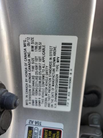 VIN 2HKRM3H72DH500524 2013 Honda CR-V, Exl no.14