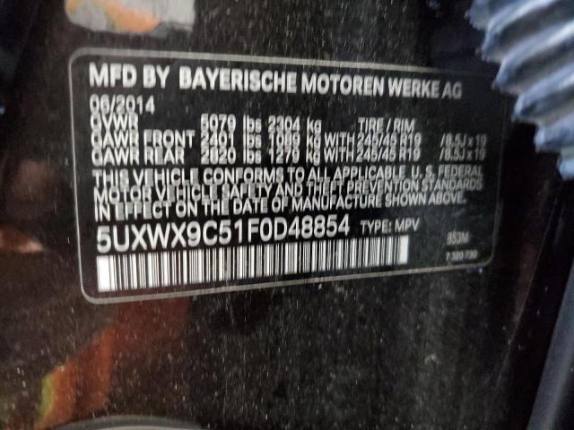 VIN 5UXWX9C51F0D48854 2015 BMW X3, Xdrive28I no.13