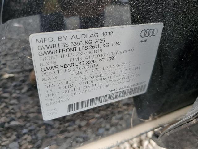 VIN WA1LFAFP6DA030927 2013 Audi Q5, Premium Plus no.13