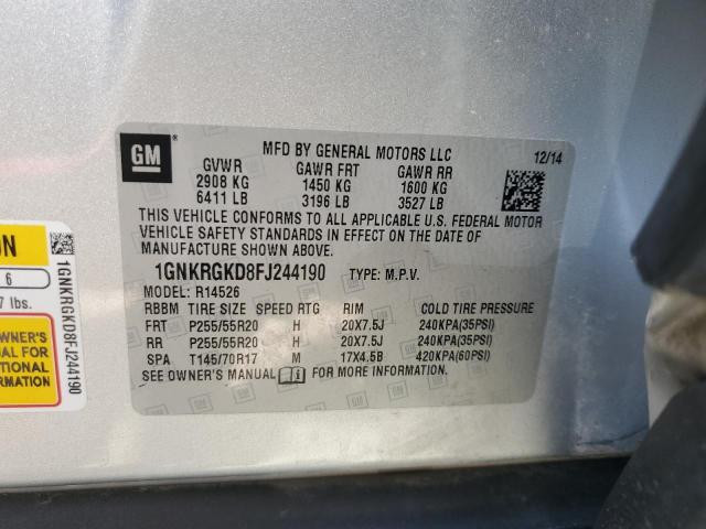 2015 CHEVROLET TRAVERSE L - 1GNKRGKD8FJ244190