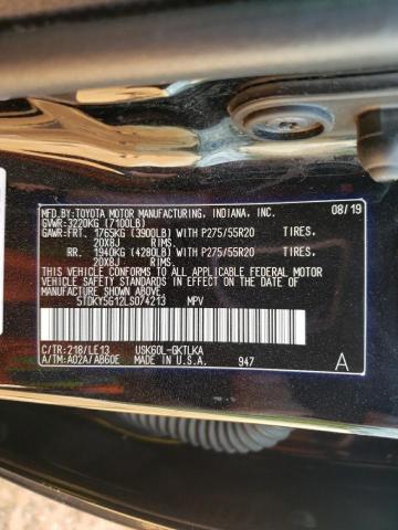 2020 TOYOTA SEQUOIA LI - 5TDKY5G12LS074213