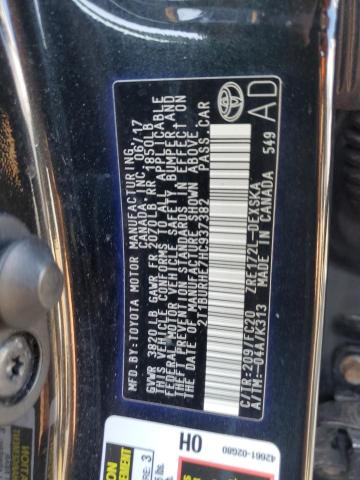 2017 TOYOTA COROLLA L - 2T1BURHE7HC937382
