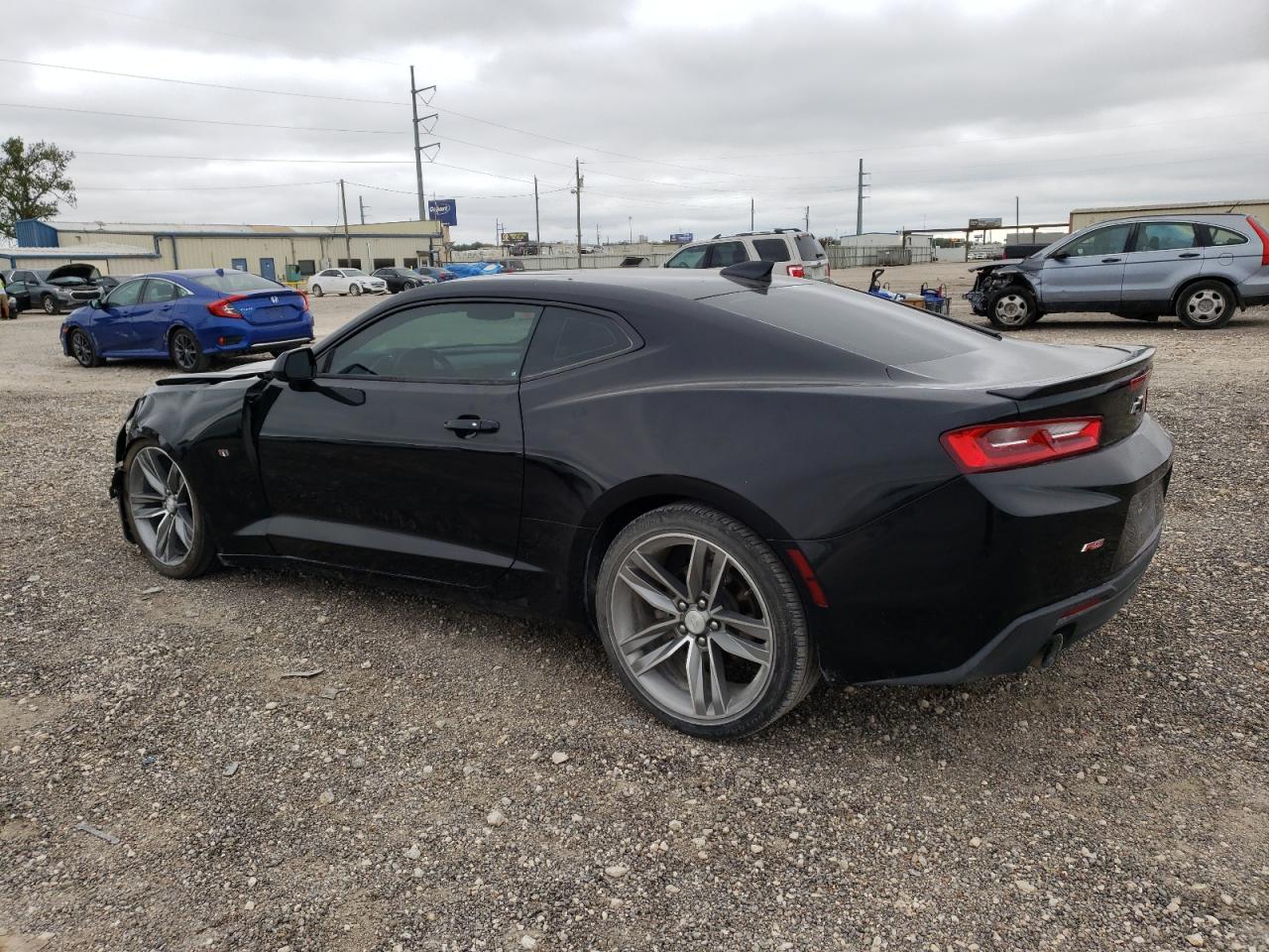 CHEVROLET CAMARO LS 2017 black  gas 1G1FA1RX6H0108432 photo #3