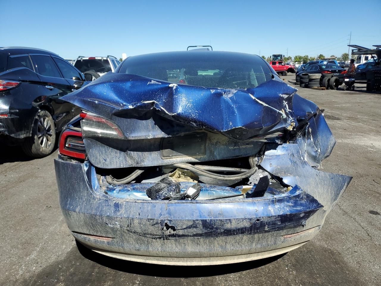 Lot #2907608665 2021 TESLA MODEL 3