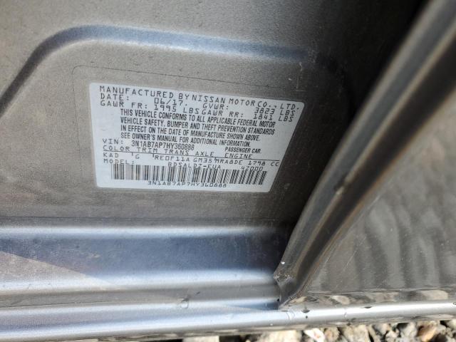 2017 NISSAN SENTRA S - 3N1AB7AP7HY360888