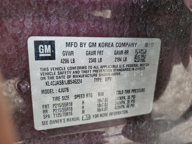 2018 BUICK ENCORE PRE - KL4CJASB1JB546224