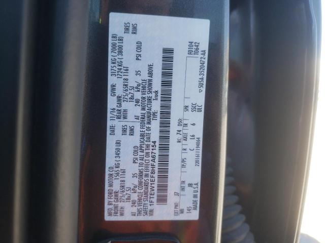 2017 FORD F150 SUPER - 1FTEW1EF8HFA67154