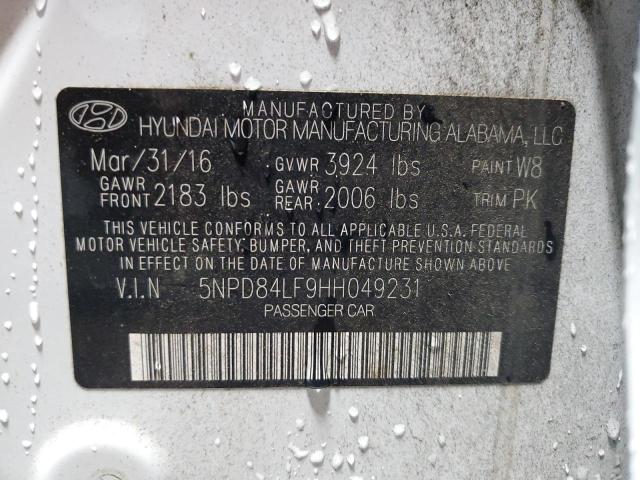 2017 HYUNDAI ELANTRA SE - 5NPD84LF9HH049231