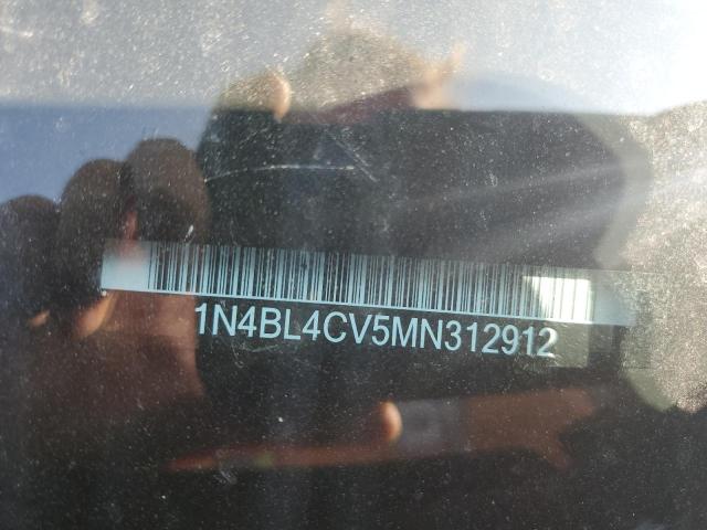 2021 NISSAN ALTIMA SR - 1N4BL4CV5MN312912