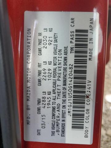 2016 MAZDA 6 SPORT - JM1GJ1U50G1420482