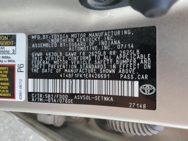 VIN 4T4BF1FK1ER426691 2014 Toyota Camry, L no.13