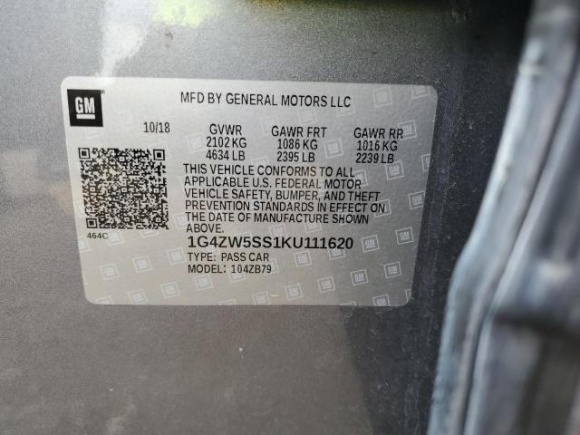 2019 BUICK LACROSSE S 1G4ZW5SS1KU111620