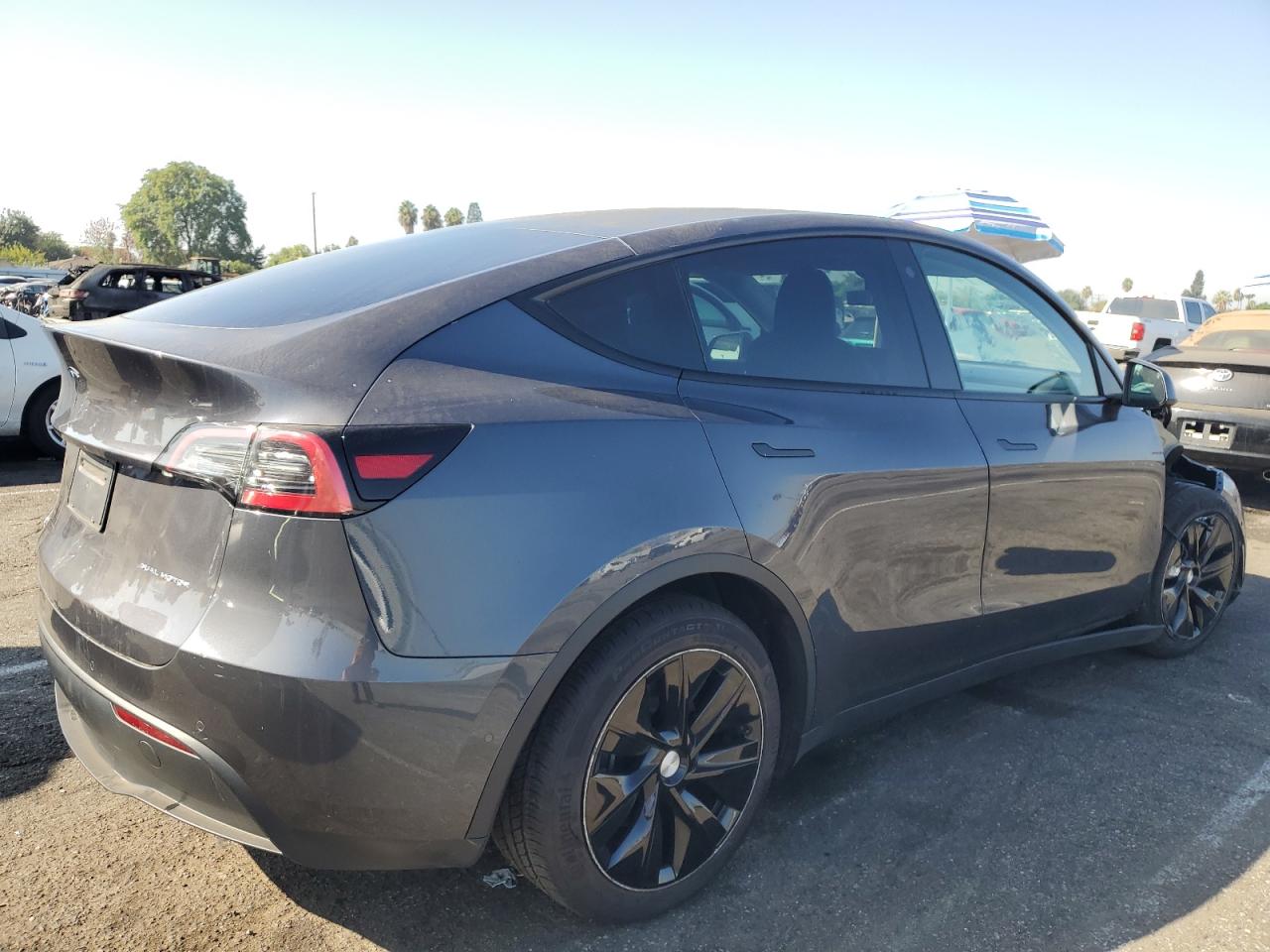 Lot #3033461085 2021 TESLA MODEL Y