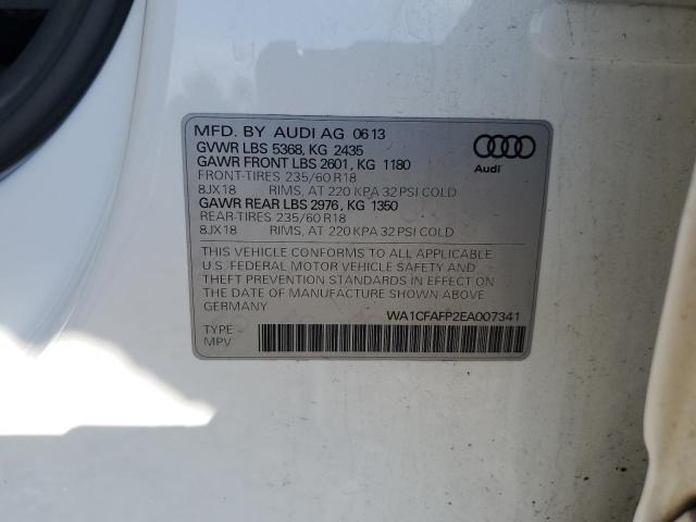 VIN WA1CFAFP2EA007341 2014 Audi Q5, Premium no.13