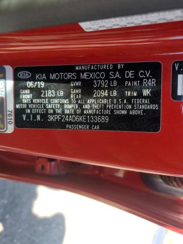 2019 KIA FORTE FE - 3KPF24AD6KE133689