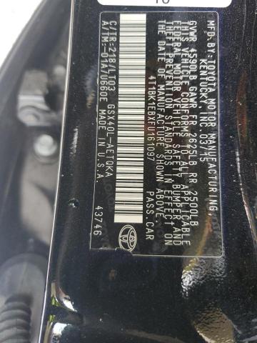2015 TOYOTA AVALON XLE - 4T1BK1EBXFU161097