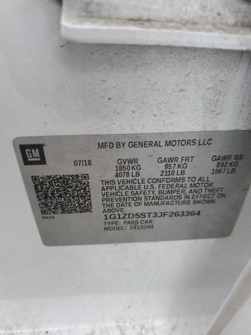 2018 CHEVROLET MALIBU LT - 1G1ZD5ST3JF263364