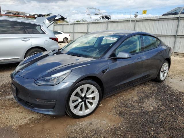 TESLA MODEL 3 2022 gray  electric 5YJ3E1EB7NF163560 photo #1