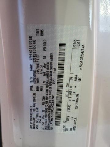 2018 FORD F150 - 1FTMF1CBXJKC88781