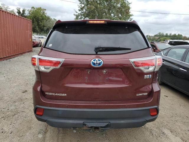 VIN 5TDDCRFH0FS009944 2015 Toyota Highlander, Hybri... no.6