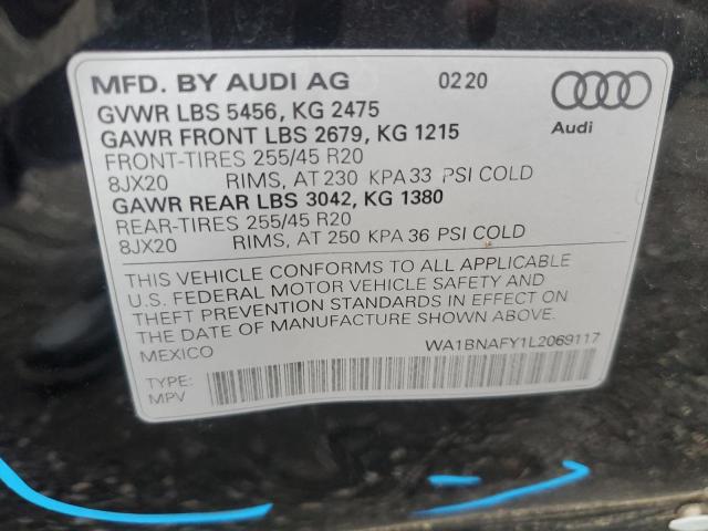 VIN WA1BNAFY1L2069117 2020 AUDI Q5 no.13