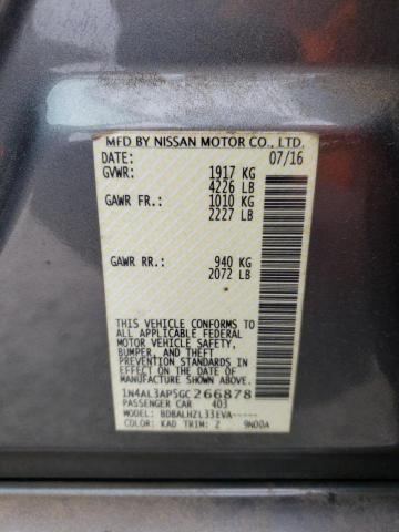2016 NISSAN ALTIMA 2.5 - 1N4AL3AP5GC266878