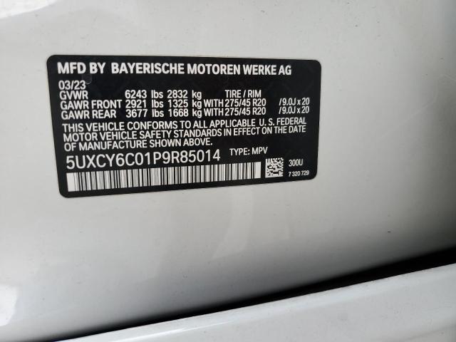 VIN 5UXCY6C01P9R85014 2023 BMW X6 no.13