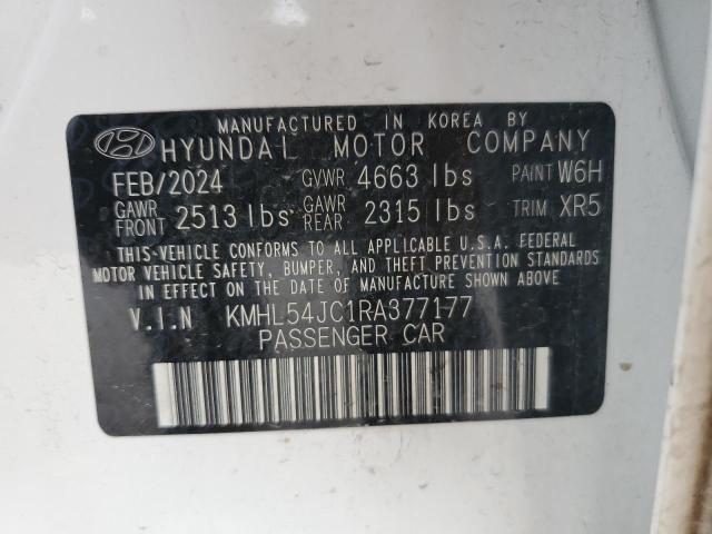 VIN KMHL54JC1RA377177 2024 Hyundai Sonata, N Line no.12