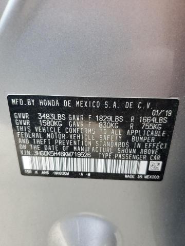 2019 HONDA FIT LX - 3HGGK5H46KM719526