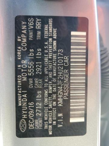2017 GENESIS G80 ULTIMA KMHGN4JF2HU210173