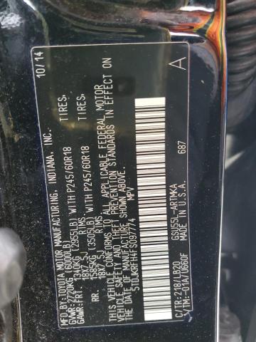 2015 TOYOTA HIGHLANDER - 5TDJKRFH4FS097774