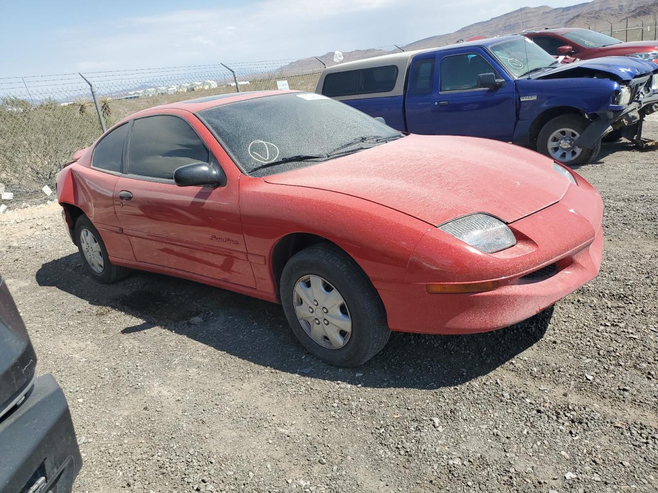 Lot #3006489090 1998 PONTIAC SUNFIRE SE