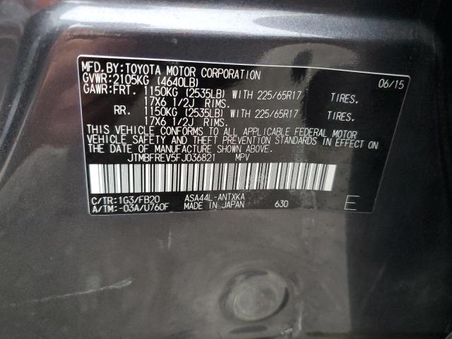 2015 TOYOTA RAV4 LE - JTMBFREV5FJ036821