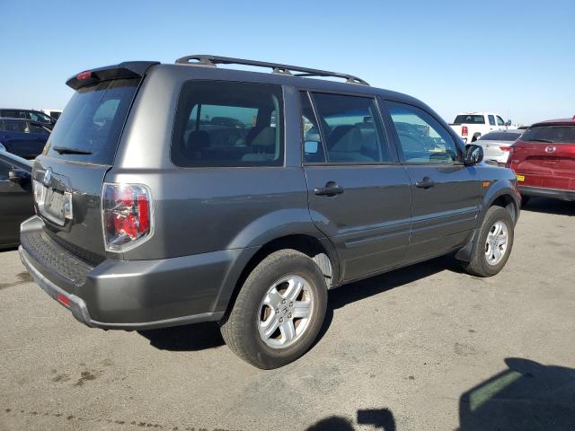 HONDA PILOT LX 2007 charcoal  gas 5FNYF28107B002532 photo #4